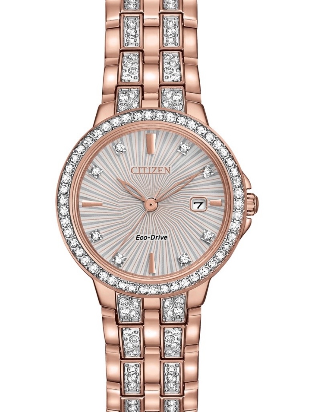 Citizen Rose Gold Crystal Women's Bracelet Watch
